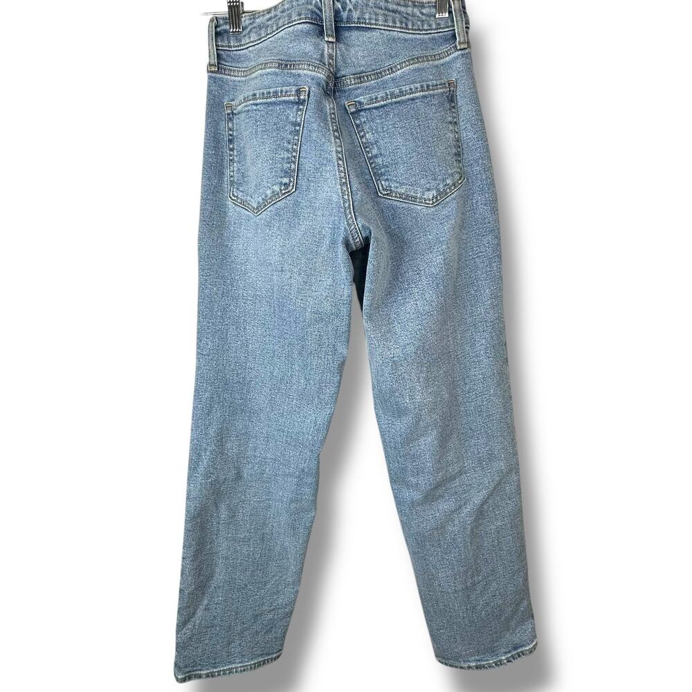 Old Navy OG LOOSE Secret-Smooth High Rise Denim High Waist Straight Leg Jeans - Picture 6 of 9